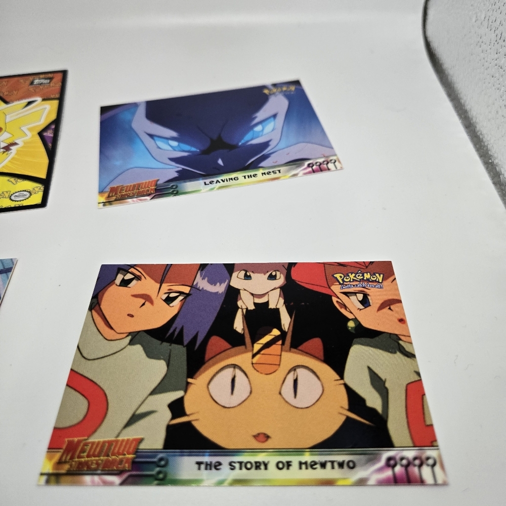 🎬 Pokémon: The First Movie – Opened 8-Card Pack w/ Foil – Vintage Topps - Picture 11 of 17